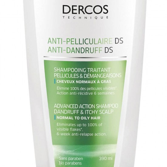 VICHY Dercos Anti-dandruff Shampoo for normal to oily hair 390ml VICHY Dercos Anti-dandruff Shampoo for normal to oily hair 390ml