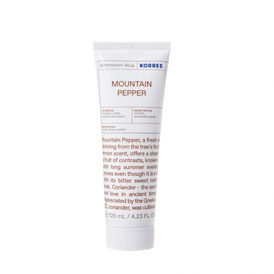 KORRES Mountain Pepper Aftershave Balm 125ml KORRES Mountain Pepper Aftershave Balm 125ml