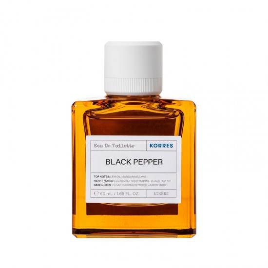 KORRES BLACK PEPPER Eau De Toilette Ανδρικό Άρωμα 50ml