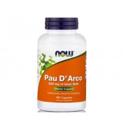 NOW FOODS Pau D'Arco 500mg 100 capsules NOW FOODS Pau D'Arco 500mg 100 capsules