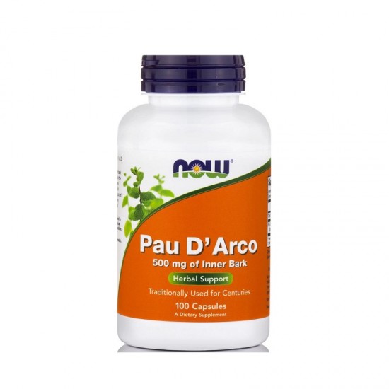 NOW FOODS Pau D' Arco 500 mg 100 Kapseln
