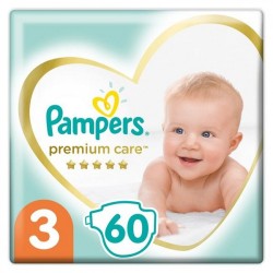 Pampers Premium Care No 3 (6-10 kg) 60 pieces