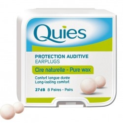 Quies Earplugs Auditory Protection Cire Naturelle 8 pairs Quies Earplugs Auditory Protection Cire Naturelle 8 pairs