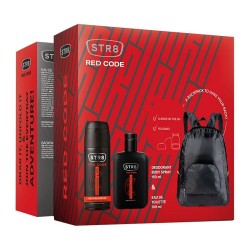 STR8 Red CodeSet EDT 100ml, Body Deodorant Spray 150ml & Backpack STR8 Red CodeSet EDT 100ml, Body Deodorant Spray 150ml & Backpack
