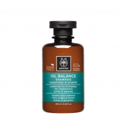 APIVITA Holistic Hair Care Oil Balancing Shampoo - Mint & Propolis 250ml