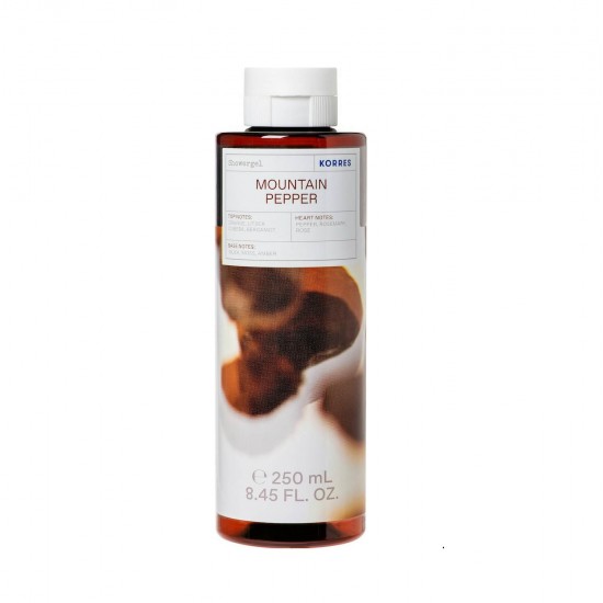 KORRES Mountain Pepper, Bergamot & Coriander gel de duș pentru bărbați 250ml