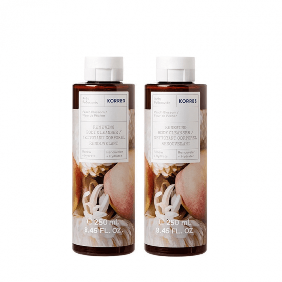 KORRES Peach Blossom gel de dus 2x250ml