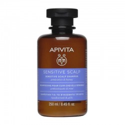 APIVITA Shampoo for Sensitive Scalp with Prebiotics & Honey 250ml 