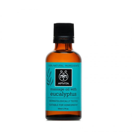 APIVITA Natural Oil Massage Oil with Eucalyptus 50ml