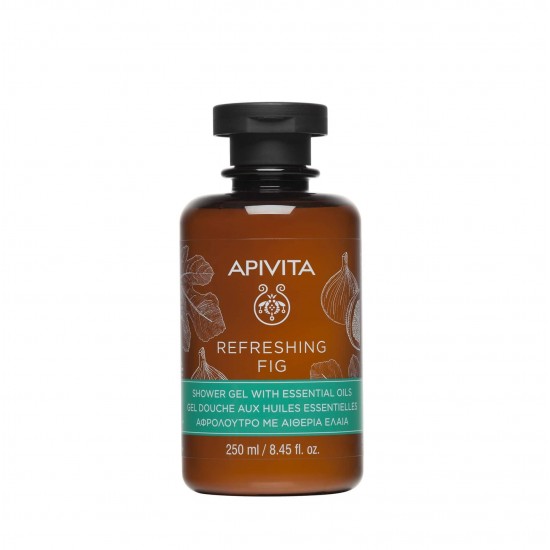 APIVITA Refreshing Fig gel de dus revigorant cu uleiuri esentiale 250ml