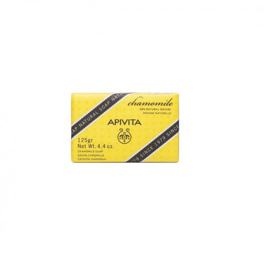 APIVITA Natural Soap with με Χαμομήλι & Λεβάντα 125gr