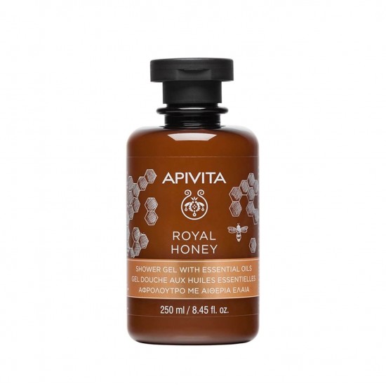 APIVITA Royal Honey Κρεμώδες Aφρόλουτρο με Aιθέρια Έλαια με Μέλι 250ml