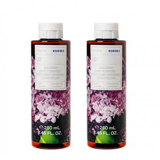 KORRES Renewing Lilac Gel de dus 2x250ml