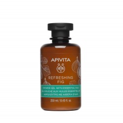 APIVITA Refreshing Fig Shower Gel with Essential Oils and Fig 250ml APIVITA Refreshing Fig Shower Gel with Essential Oils and Fig 250ml