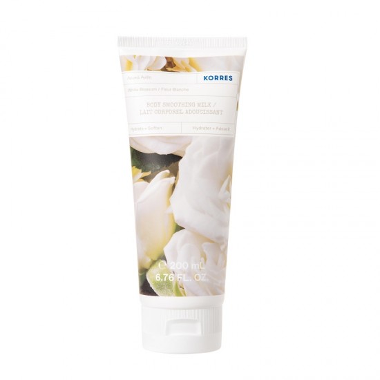 Korres White Blossom Moisturizing Milk Body with Aroma Powder 200ml