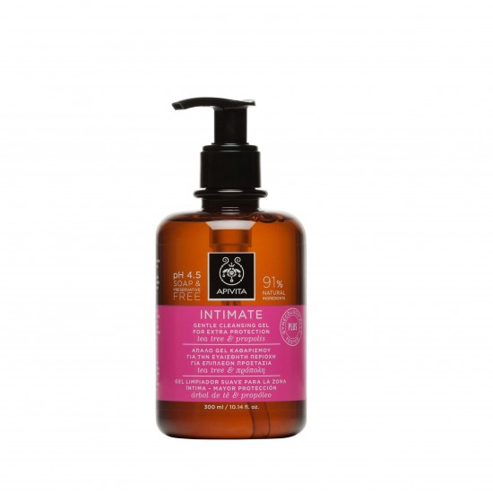 APIVITA Intimate Plus Gentle Cleansing Gel with Tea Tree & Propolis 300ml