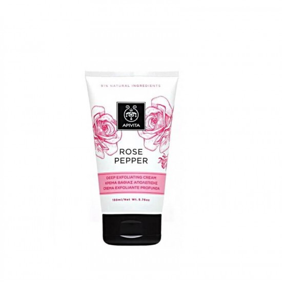 APIVITA Rose Pepper Cremă pentru exfoliere profundă 150ml