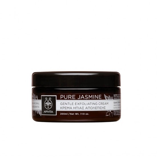 APIVITA Pure Jasmine Κρέμα Ήπιας Απολέπισης με Γιασεμί 200ml