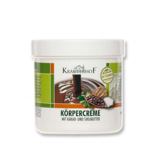 KRAUTERHOF Body cream with cocoa and shea butter 250ml