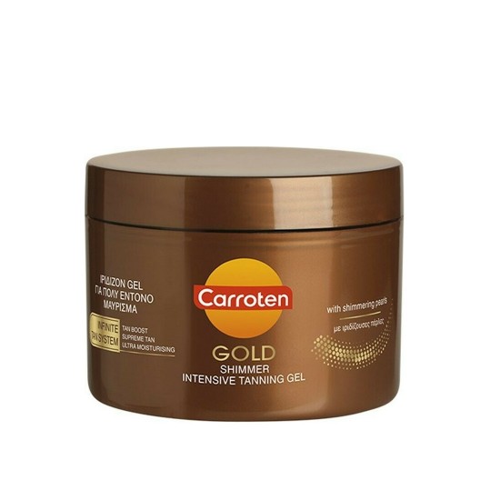 CARROTEN Gold Shimmer Intensive Tanning Gel Ιριδίζον Τζελ για Πολύ Έντονο Μαύρισμα 150ml