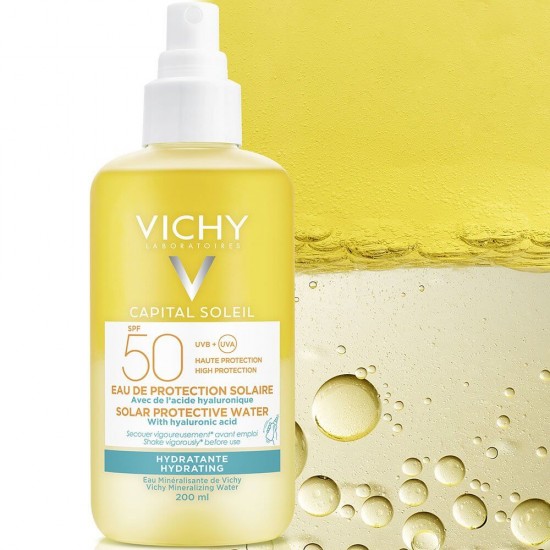 VICHY Capital Soleil Защитный спрей с гиалуроновой кислотой SPF50 200 мл