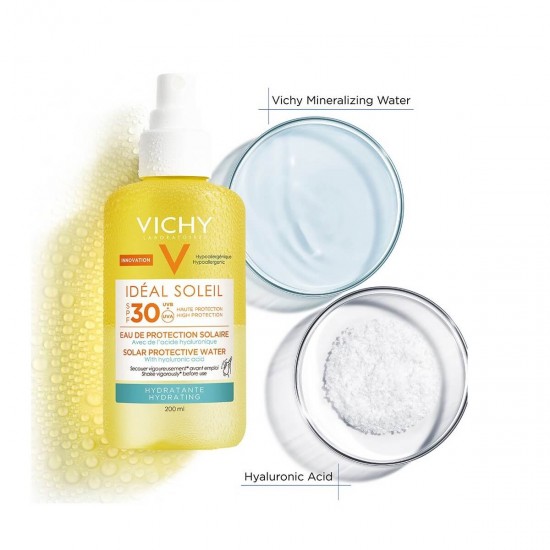 VICHY Idéal Soleil Hydrating SPF30 Protective Solar Water 200ml