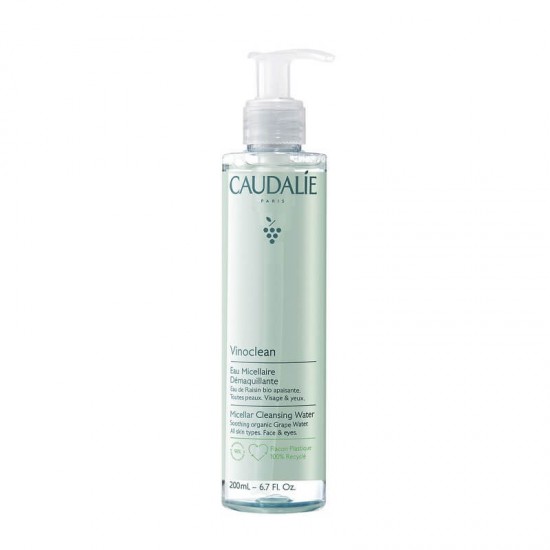 CAUDALIE Vinoclean Micellar Cleansing Water Νερό Ντεμακιγιάζ Προσώπου & Ματιών 200ml