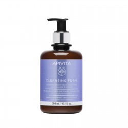 APIVITA Cleansing Creamy Foam Face &amp; Eyes with Propolis &amp; Olive &amp; Lavender 300ml