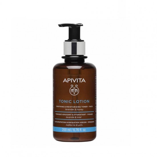 APIVITA Cleansing Tonic Τονωτική Καταπραϋντική & Ενυδατική Λοσιόν Προσώπου Με Λεβάντα & Μέλι 200ml