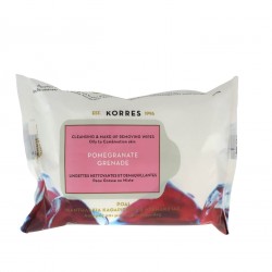 KORRES Facial Cleansing Wipes with Pomegranate 25 pieces