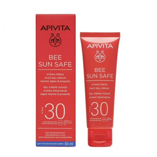 APIVITA Bee Sun Safe SPF30 Αντηλιακή Ενυδατική Κρέμα-Gel Προσώπου 50ml