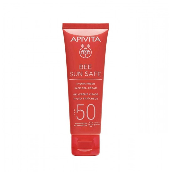 APIVITA Bee Sun Safe SPF50 Αντηλιακή Ενυδατική Κρέμα-Gel Προσώπου 50ml