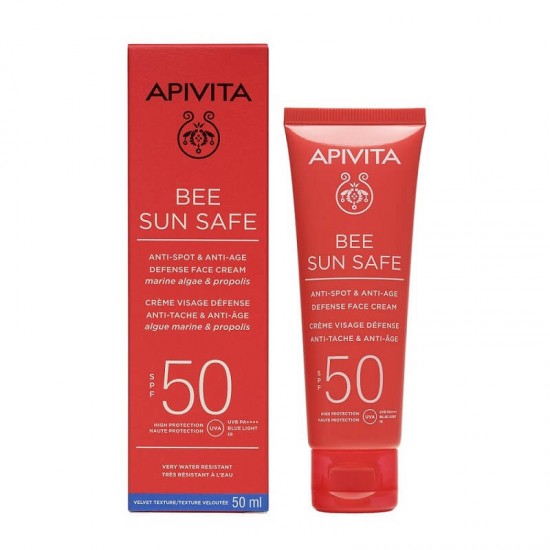 APIVITA Bee Sun Safe Crema de fata anti-fata si anti-varsta SPF50 50ml