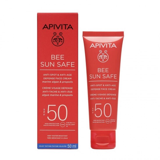 APIVITA Bee Sun Safe Anti-Pimple & Anti-Aging Face Cream SPF50 50ml