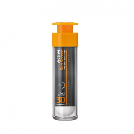 FREZYDERM Active Sunscreen Face Cream Black SPF30 50ml
