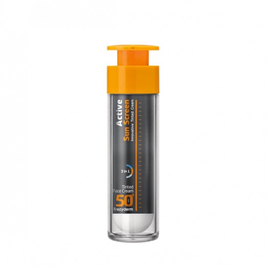 FREZYDERM Active Tinted Sunscreen Face Cream SPF 50+ 50ml