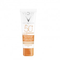 VICHY Capital Ideal Soleil SPF50+ 3 in 1 cream with color against dark spots, daily care 50ml