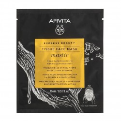 APIVITA Express Beauty Mastic Tissue Masca de fata pentru efect de consolidare și ridicare cu mastic 15ml