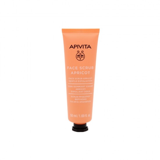 Scrub facial APIVITA pentru exfoliere blândă cu caise 50ml