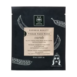 APIVITA Express Beauty Black Tissue Detox & Purifying Face Mask with Carob 20ml APIVITA Express Beauty Black Tissue Detox & Purifying Face Mask with Carob 20ml