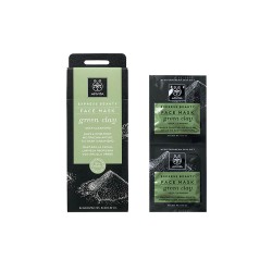 APIVITA Express Beauty Deep Cleansing Face Mask with Green Clay 2x8ml APIVITA Express Beauty Deep Cleansing Face Mask with Green Clay 2x8ml