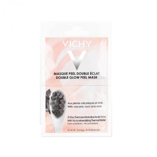 VICHY Peeling Masks with Mineral, Double Shine, Volcanic Rocks & AHA 2x6ml VICHY Peeling Masks with Mineral, Double Shine, Volcanic Rocks & AHA 2x6ml