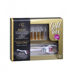 AG PHARM Gift Box Snake Serum 3x2ml, Lifting Serum 2x2ml &amp; Derma Roller 0.25mm