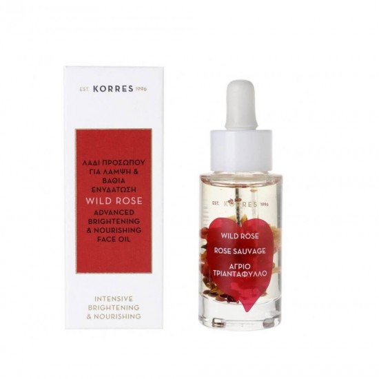 KORRES Wild Rose Advanced Brightening and Nourishing Face Oil 30ml KORRES Wild Rose Advanced Brightening and Nourishing Face Oil 30ml