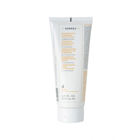 KORRES Sunflower & Mountain Tea Conditioner for Colored Hair 200ml