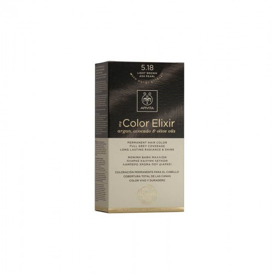 APIVITA My Color Elixir 5.18 Light Ash Brown Pearl APIVITA My Color Elixir 5.18 Light Ash Brown Pearl