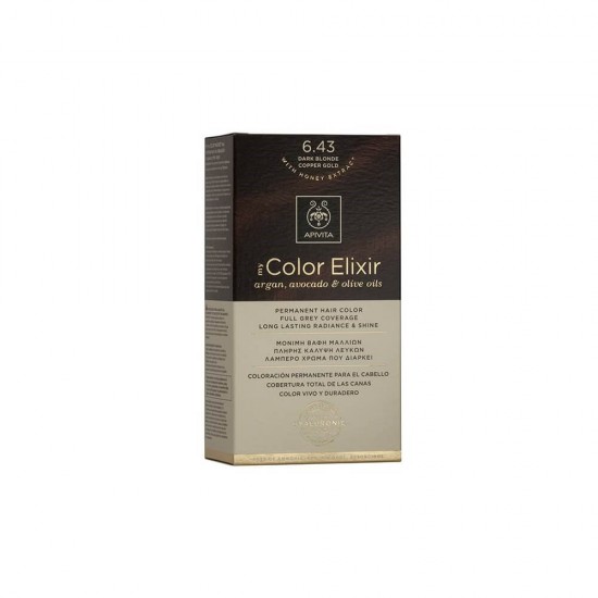 APIVITA My Color Elixir 6.43 Dark Blonde Copper Gold APIVITA My Color Elixir 6.43 Dark Blonde Copper Gold