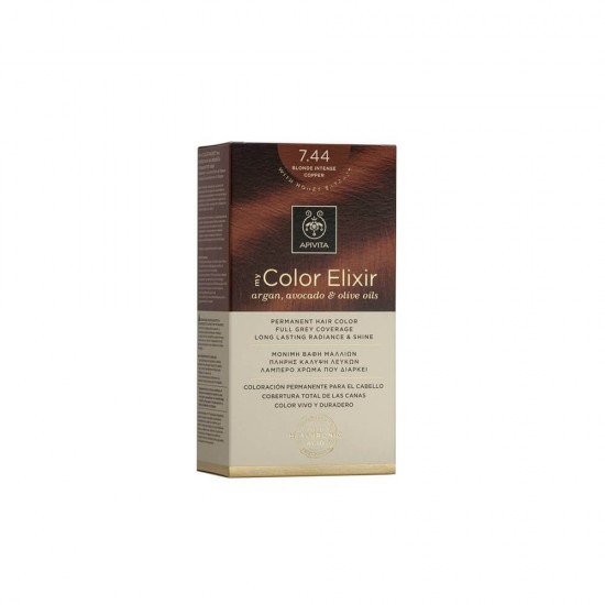APIVITA My Color Elixir 7.44 Blonde Intense Copper APIVITA My Color Elixir 7.44 Blonde Intense Copper