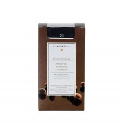 KORRES Argan Oil Advanced Colorant - Permanent Hair Dye 2.1 Blue Black