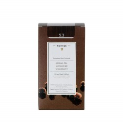 KORRES Argan Oil Advanced Colorant - Permanent Hair Dye 5.3 Light Honey Brown
